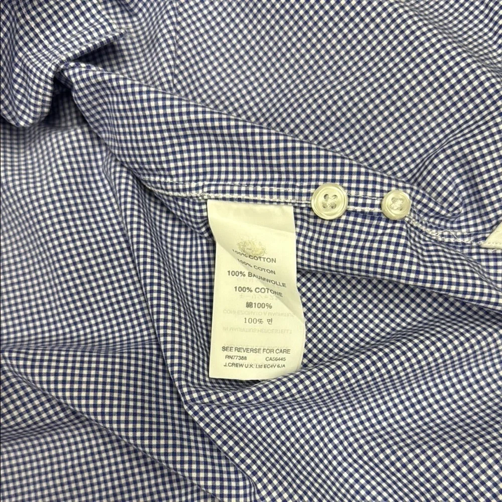 J. Crew Blue Casual Button Down Shirt